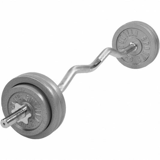 Set de haltere SZ din fontă de 35 kg cu dispozitive de fixare