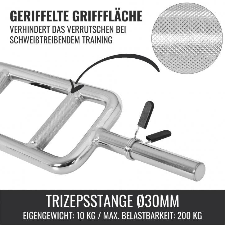 Aparat pentru triceps cu sistem de prindere