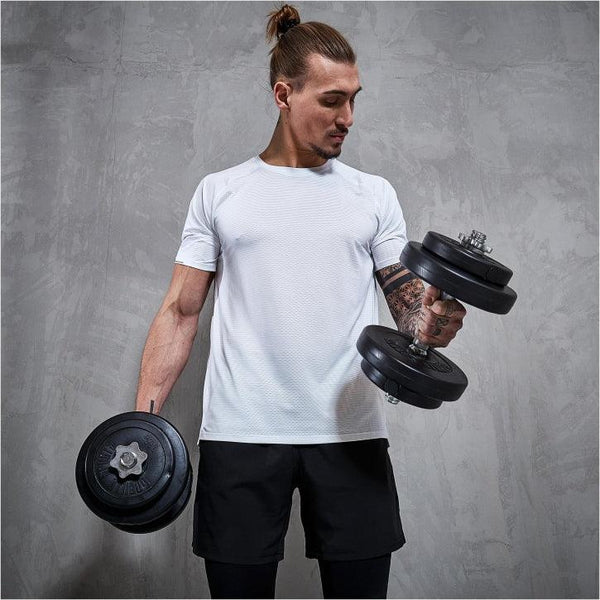 Set de gantere 100 kg - 30/31 mm - Gorilla Sports Ro