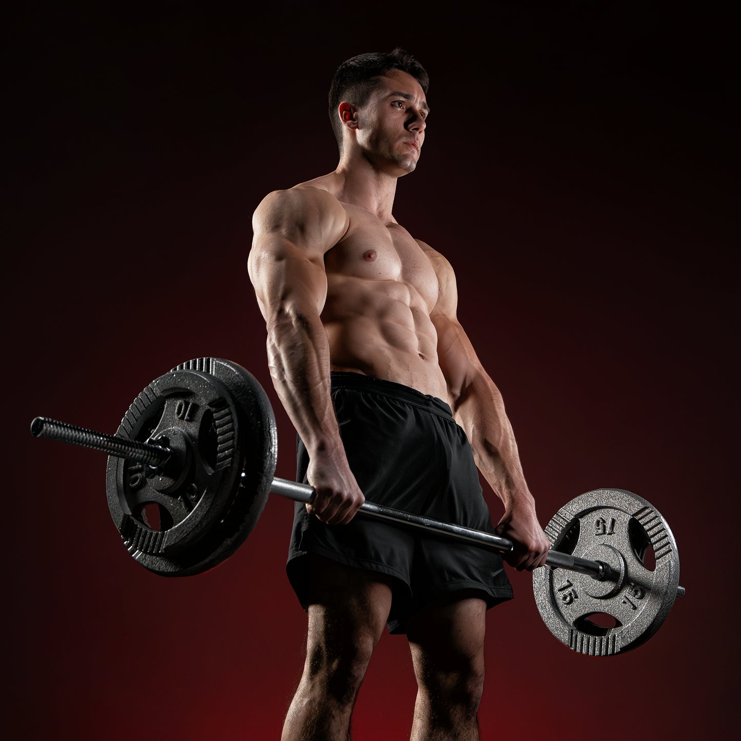 Set halteră Gripper din fontă 108 kg