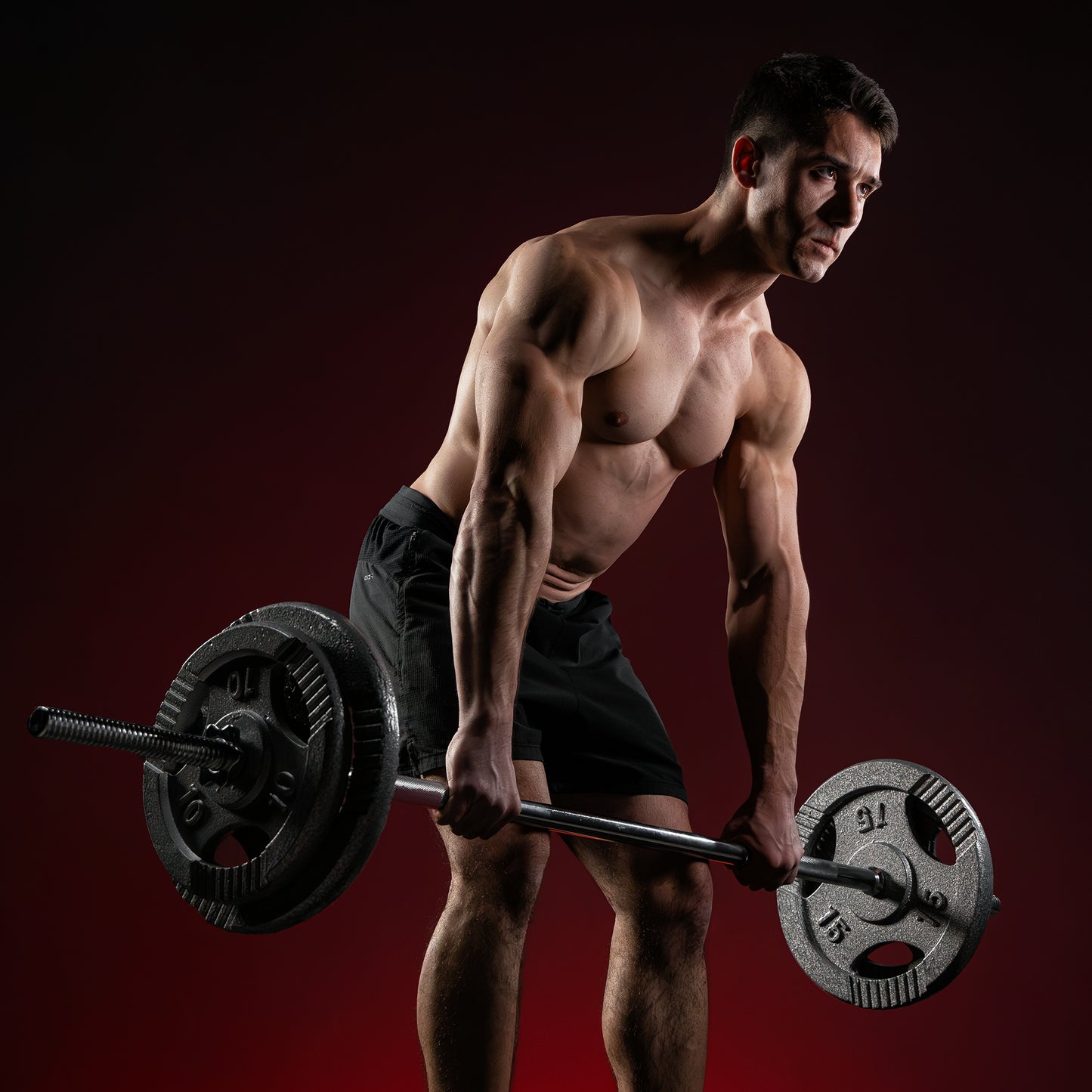 Set halteră Gripper din fontă 108 kg