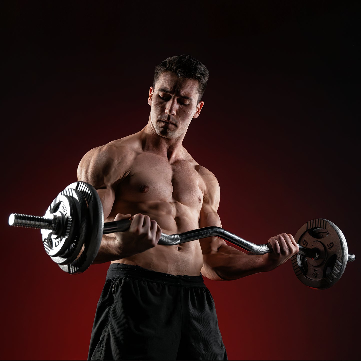 Set halteră Gripper din fontă 108 kg