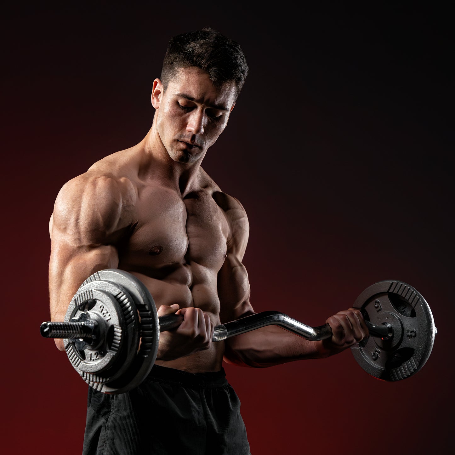Set halteră Gripper din fontă 108 kg