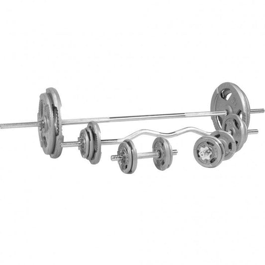 Set halteră Gripper din fontă 108 kg