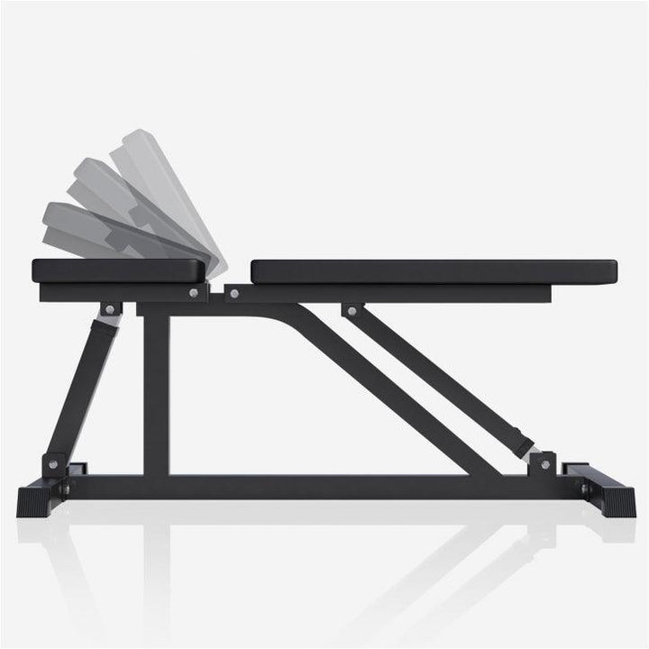 Bancă multifuncțională reglabilă neagră/albă - Gorilla Sports Ro