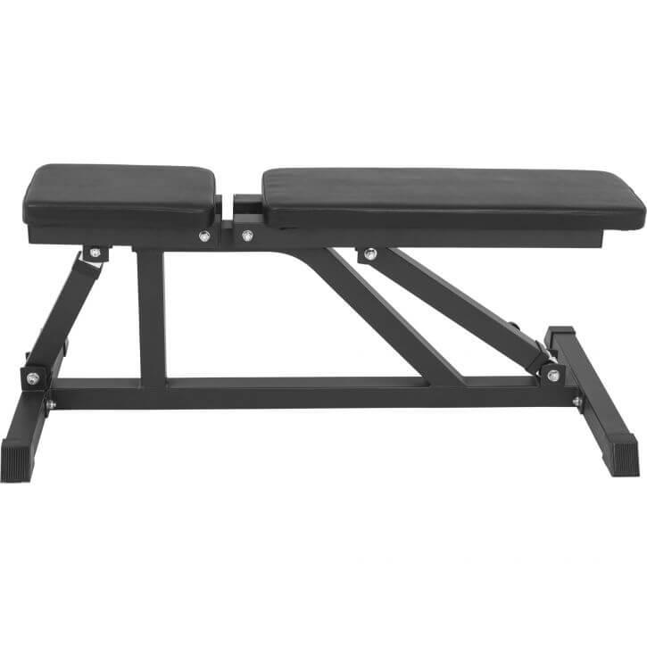 Bancă înclinată cu suport pentru genuflexiuni inclus, set de haltere olimpice 150 kg