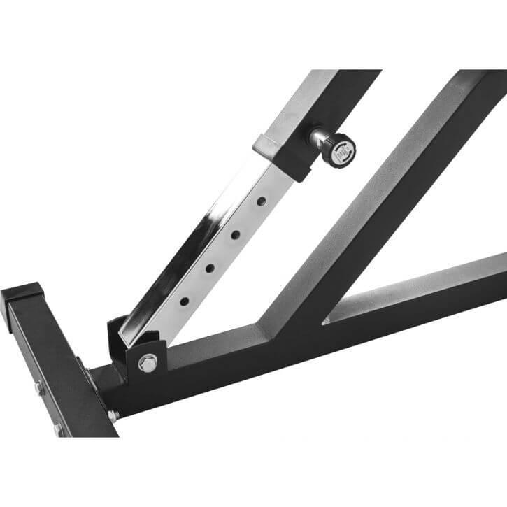 Bancă înclinată cu suport pentru genuflexiuni inclus, set de haltere olimpice 150 kg