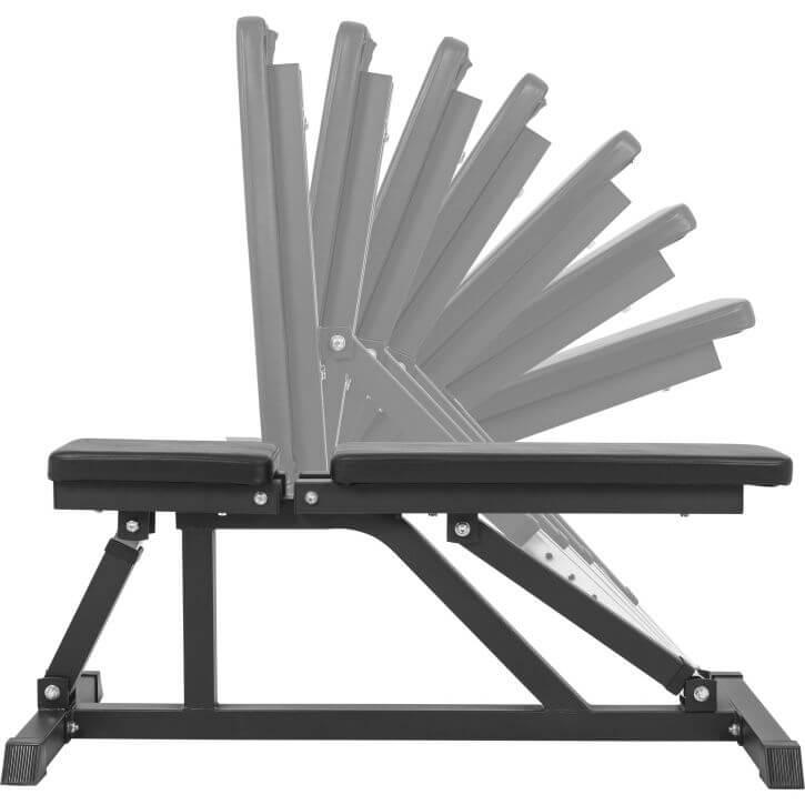 Bancă înclinată cu suport pentru genuflexiuni inclus, set de haltere olimpice 150 kg