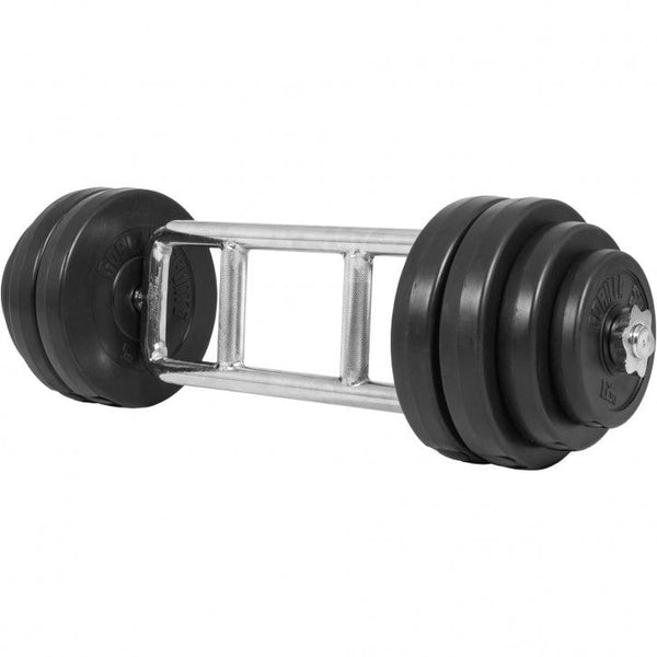 Set de antrenament pentru triceps din plastic, 35 kg, cu închizători în formă de stea