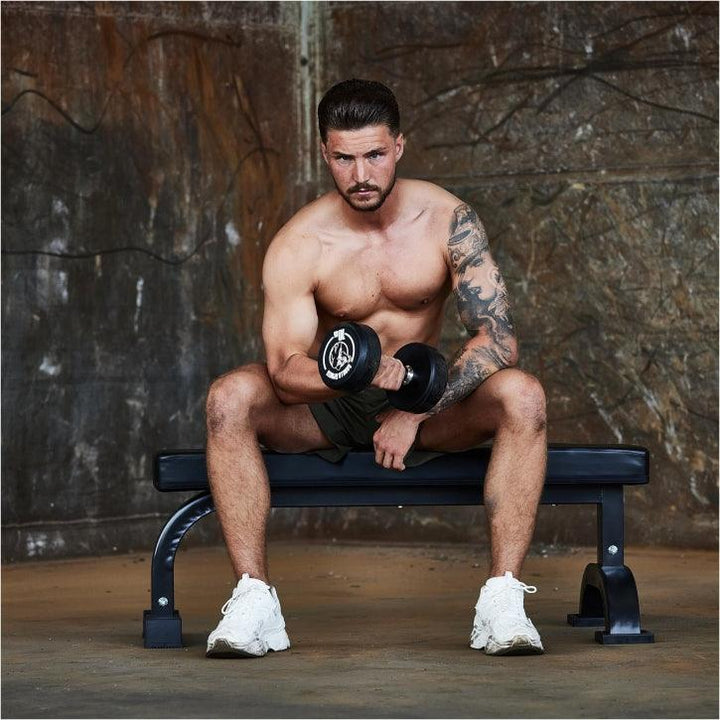 Bancă fixă solidă neagră - Gorilla Sports Ro