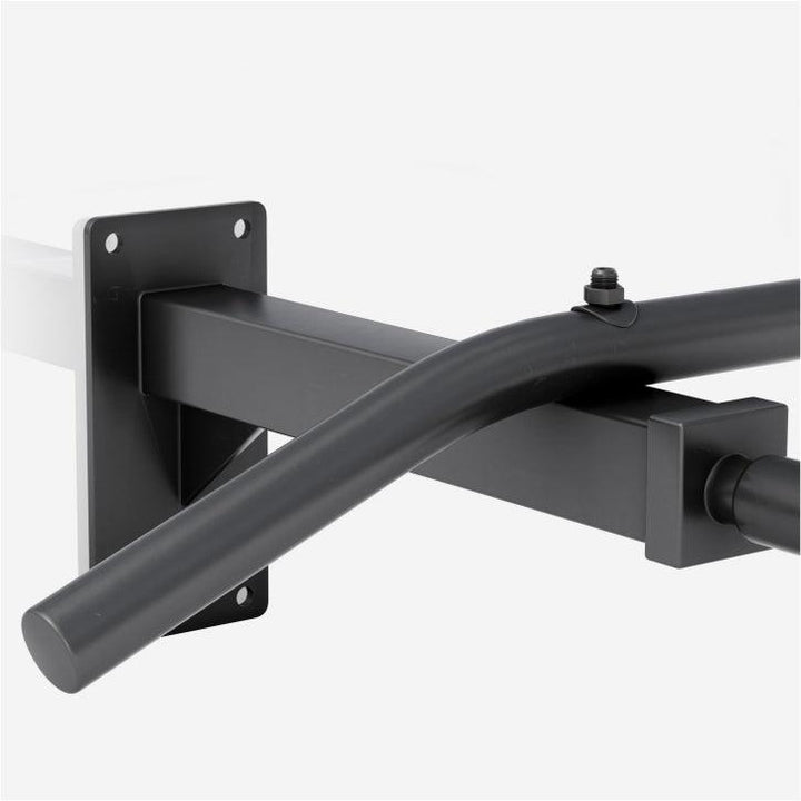 Bară tracțiuni montare perete nergru/alb - Gorilla Sports Ro