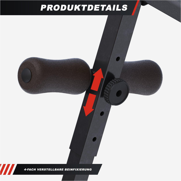 Bancă pentru abdomene înclinată reglabilă - Gorilla Sports Ro