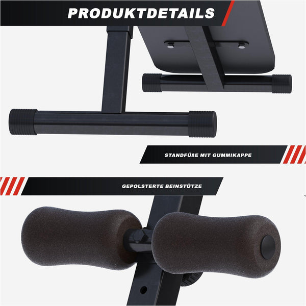 Bancă pentru abdomene înclinată reglabilă - Gorilla Sports Ro