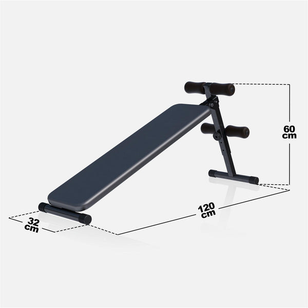 Bancă pentru abdomene înclinată reglabilă - Gorilla Sports Ro
