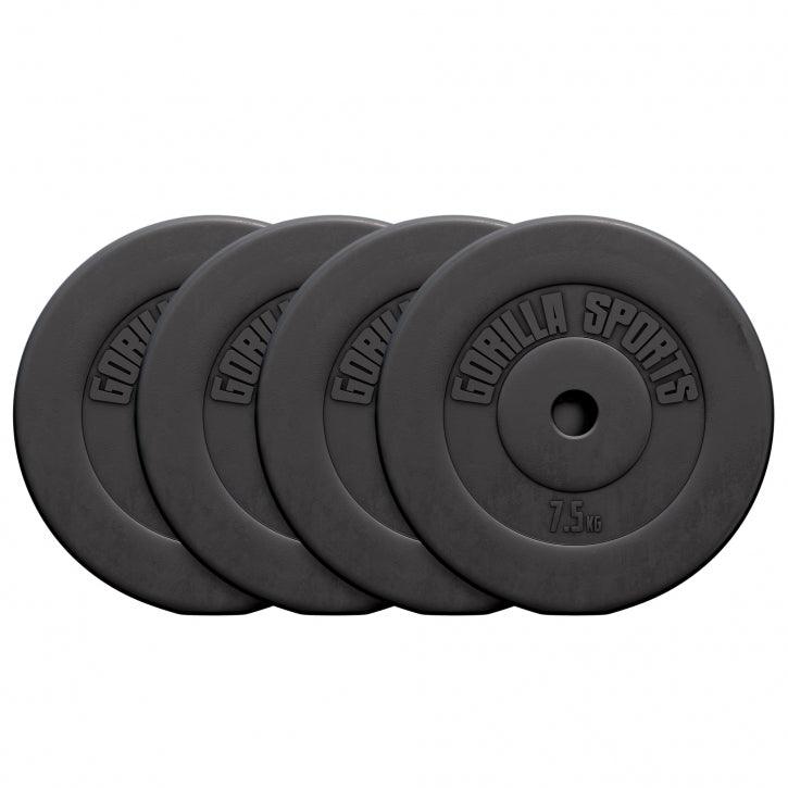 Disc din plastic umplut cu ciment, 1,25 - 15 kg, 30/31 mm
