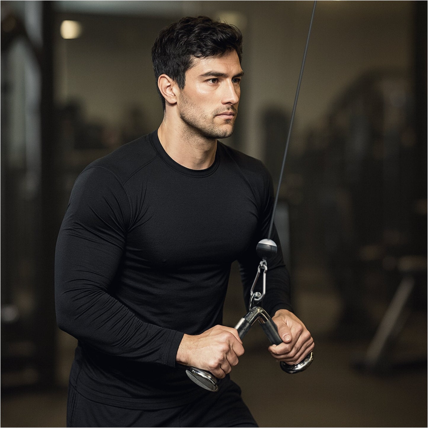 Prindere în V pentru biceps și triceps