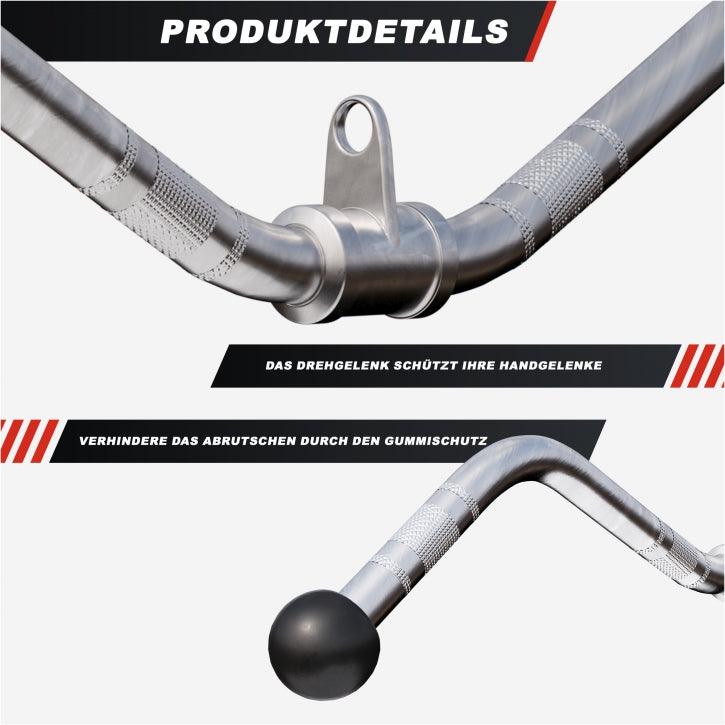 Mâner pentru curl SZ inclus, articulație rotativă cu manșon din cauciuc