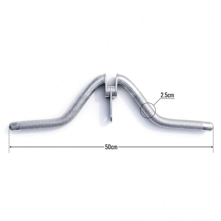 Mâner pentru triceps în formă de V, cu articulație rotativă