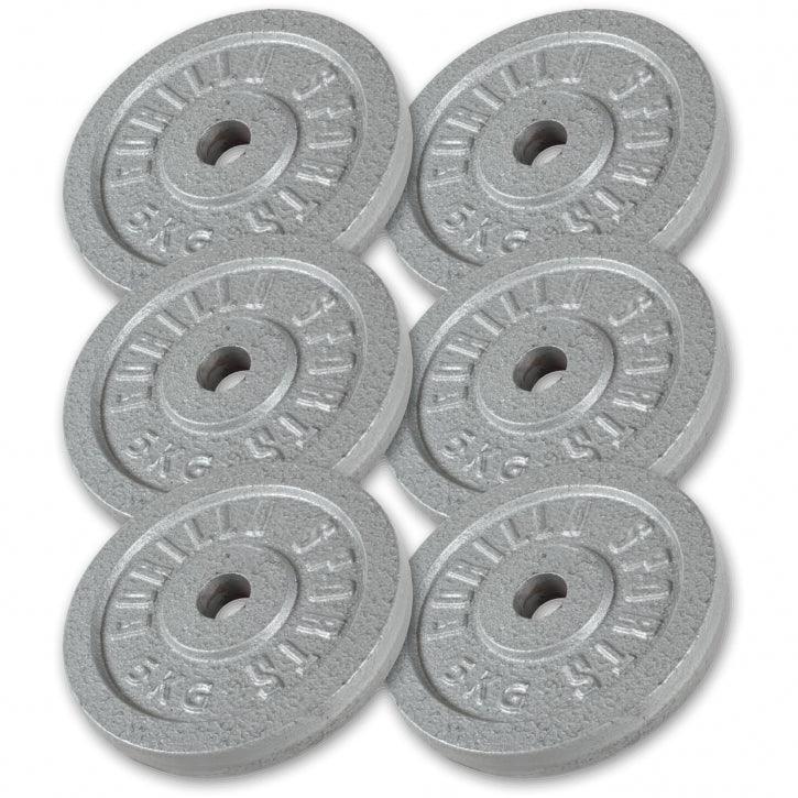 Discuri de halteră din fontă 0,5 - 30 kg