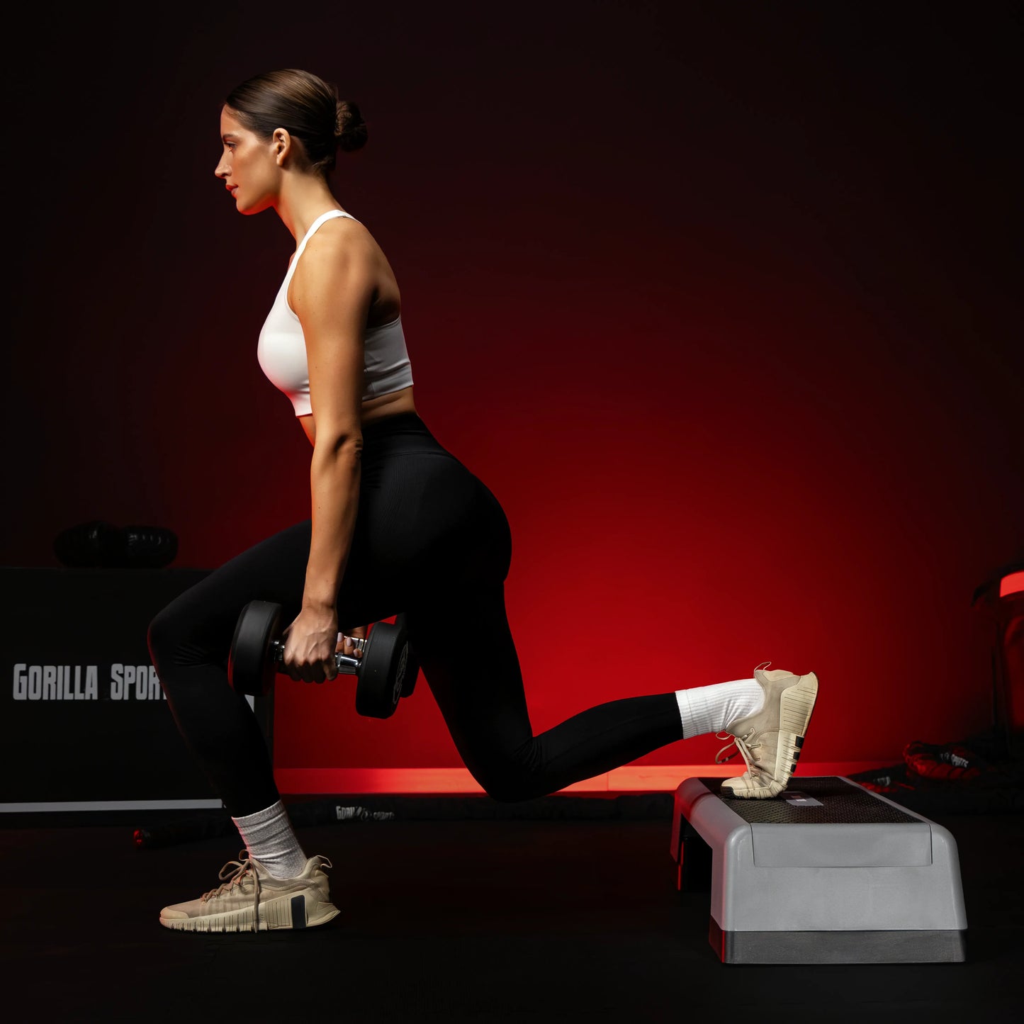 Stepper aerobic reglabil pe înălțime