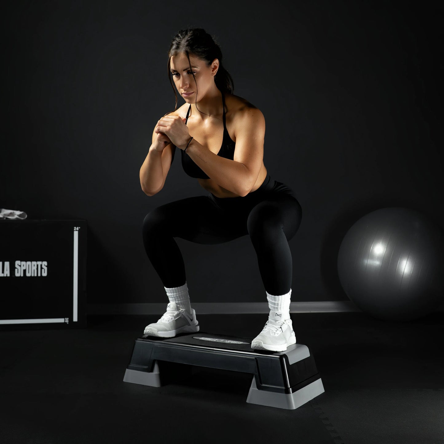 Stepper aerobic reglabil pe înălțime