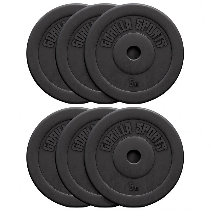 Disc din plastic umplut cu ciment, 1,25 - 15 kg, 30/31 mm