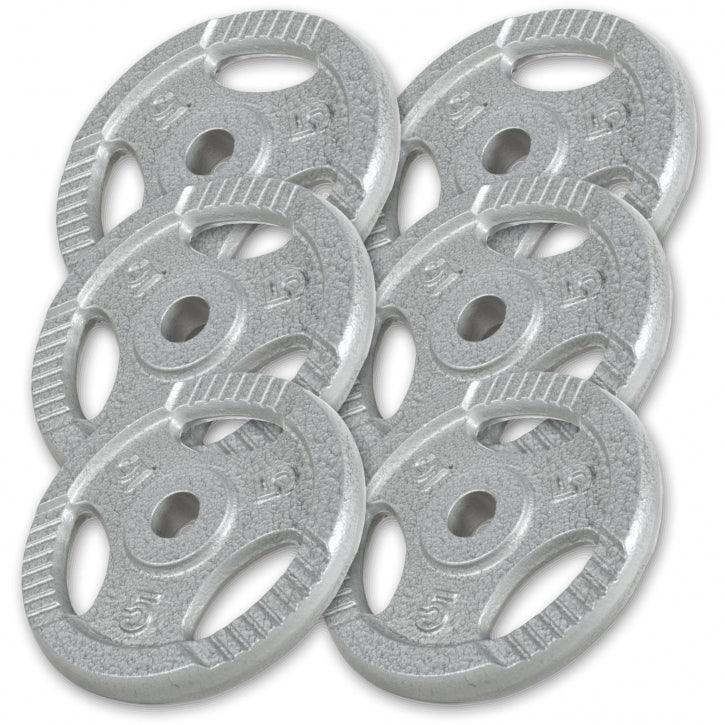 Discuri de halteră din fontă Gripper 0,5 - 20 kg