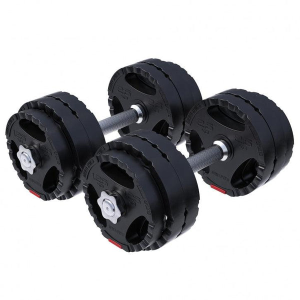 Set gantere reglabile din ciment cu prindere 30KG - Gorilla Sports Ro