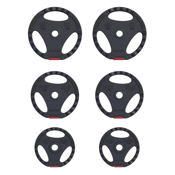 Set bară SZ și discuri cu grip 25 kg - Gorilla Sports Ro