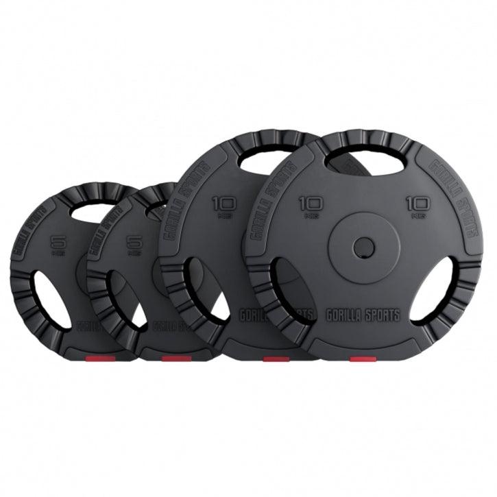 Discuri din plastic umplute cu ciment, cu grip, 1,25 - 15 kg, 30/31 mm