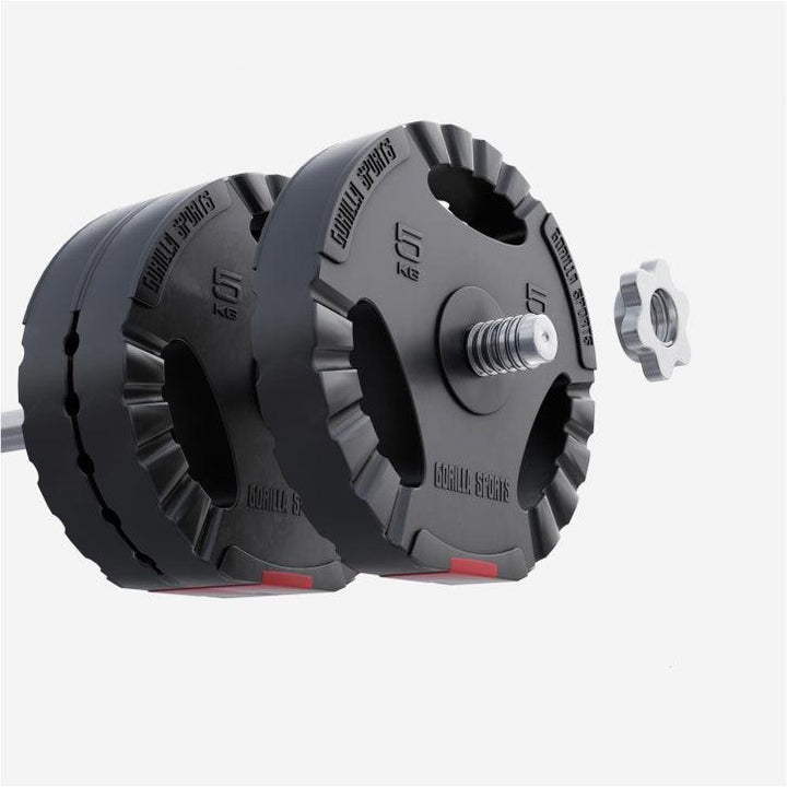 Discuri de halteră din plastic Gripper 1,25 - 15 kg