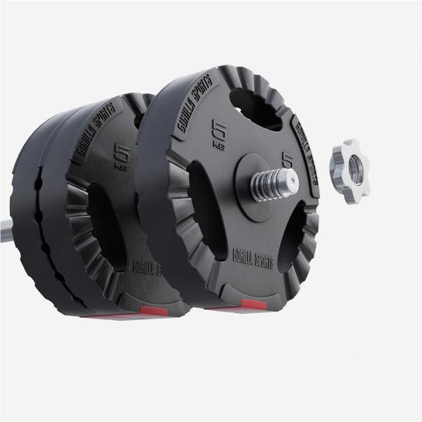 Discuri de halteră din plastic Gripper 1,25 - 15 kg