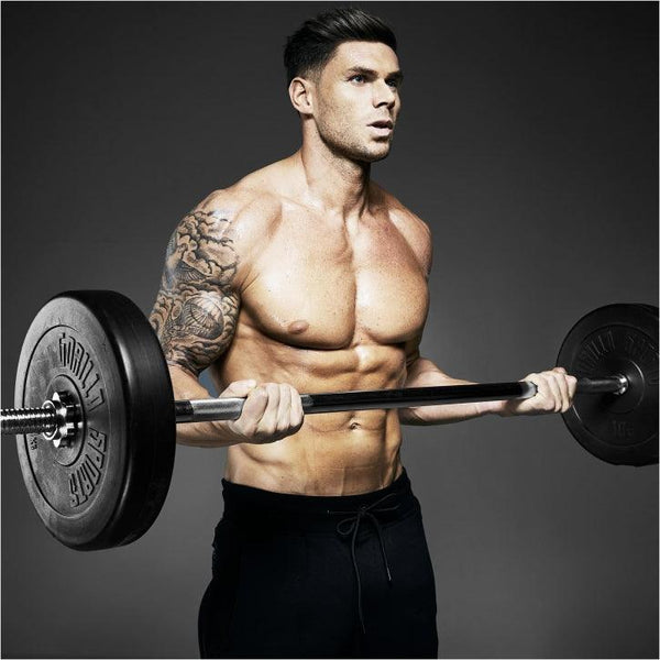 BANCĂ REGLABILĂ PIEPT CU SUPORT + SET DE GREUTĂȚI 100 KG 30/31 MM - Gorilla Sports Ro