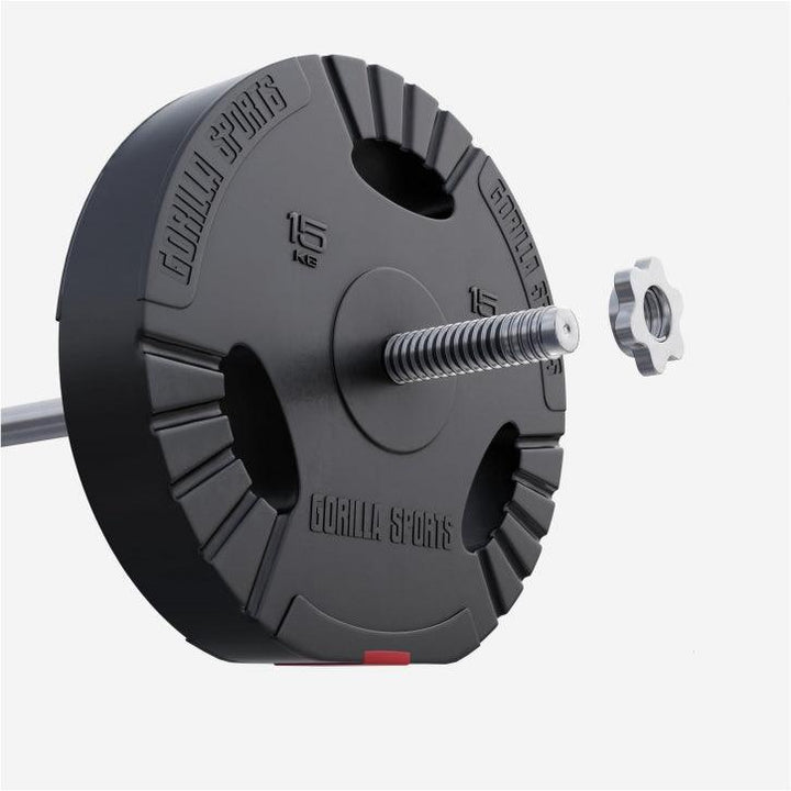 Discuri de halteră din plastic Gripper 1,25 - 15 kg