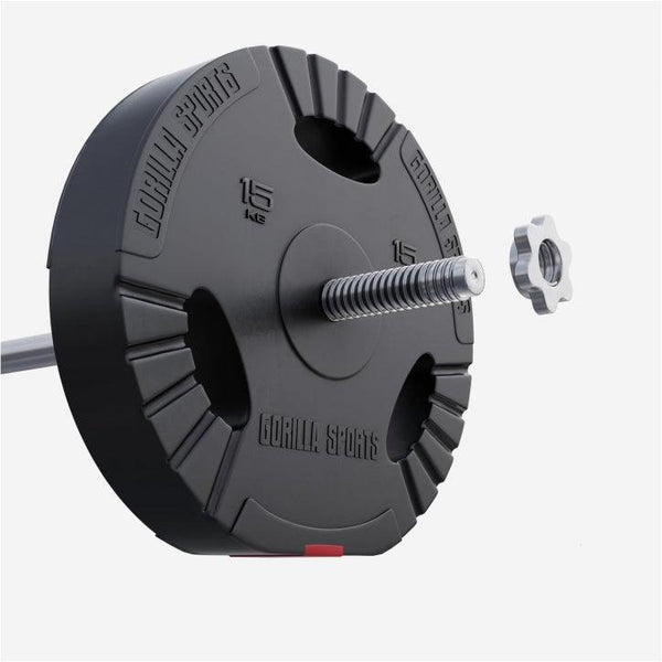 Discuri de halteră din plastic Gripper 1,25 - 15 kg