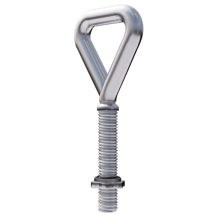 Mâner reglabil pentru kettlebell, cromat, 3,3 kg