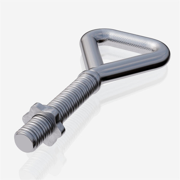 Mâner reglabil pentru kettlebell, cromat, 3,3 kg