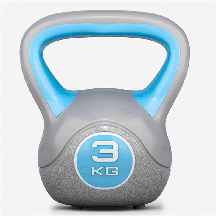 Kettlebell din plastic gri 2 - 20 kg