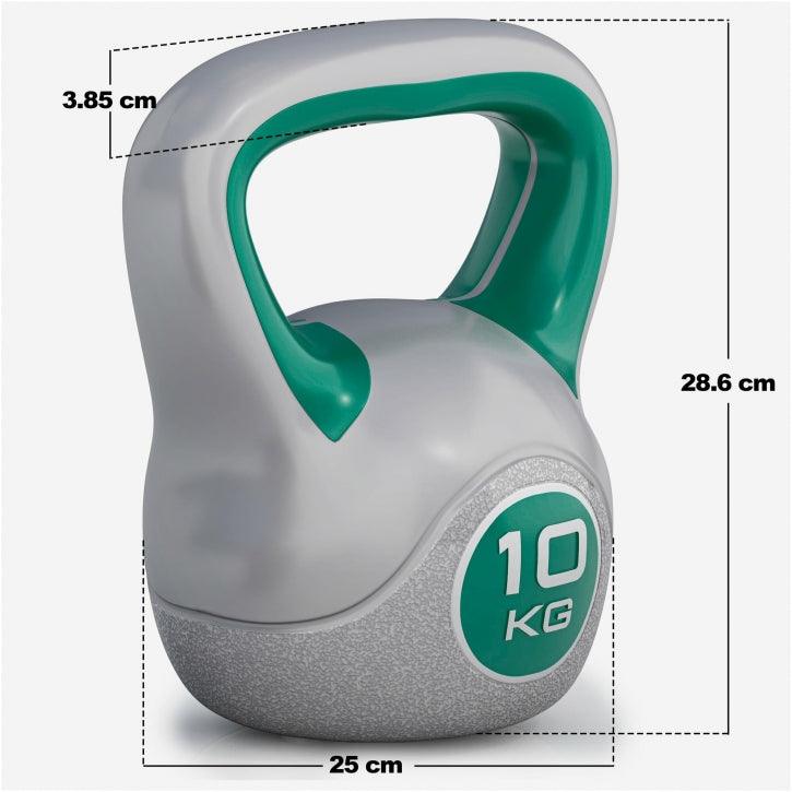 Kettlebell din plastic gri 2 - 20 kg