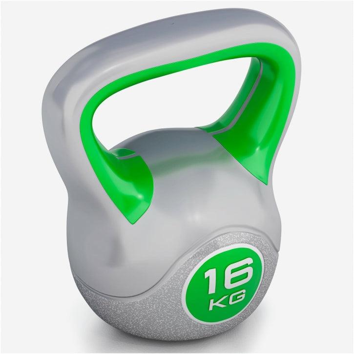 Kettlebell din plastic gri 2 - 20 kg