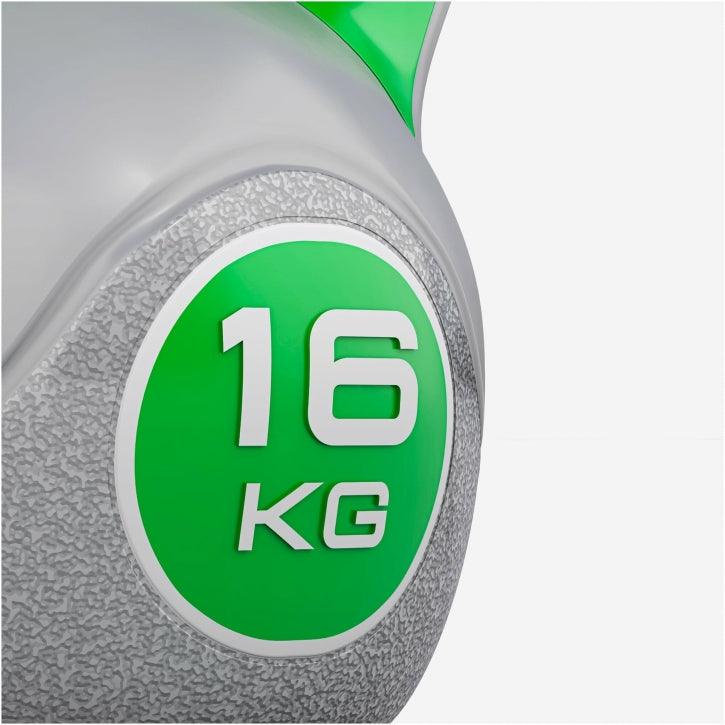 Kettlebell din plastic gri 2 - 20 kg