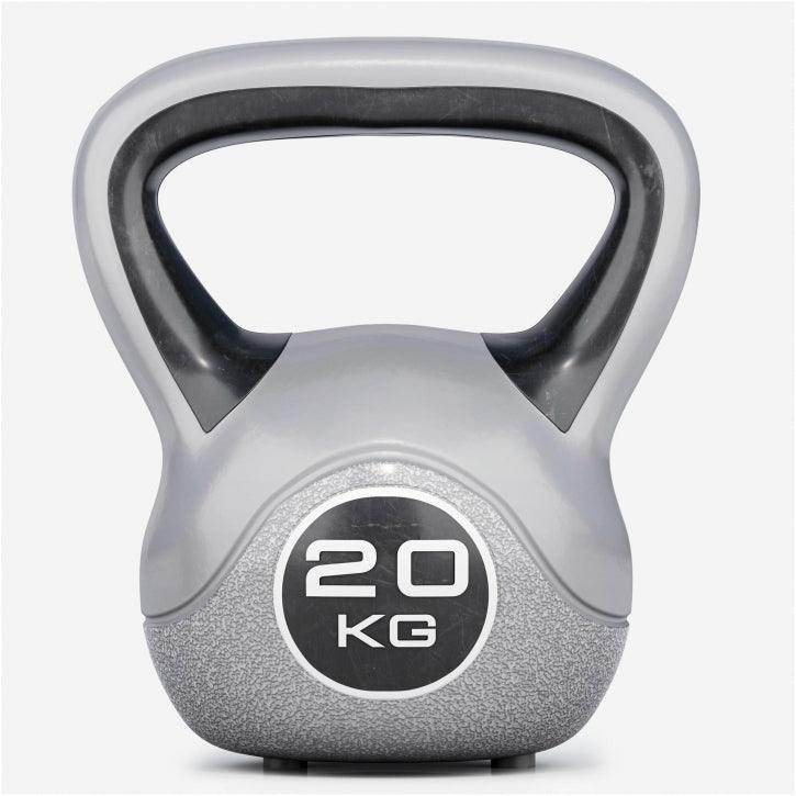 Kettlebell din plastic gri 2 - 20 kg
