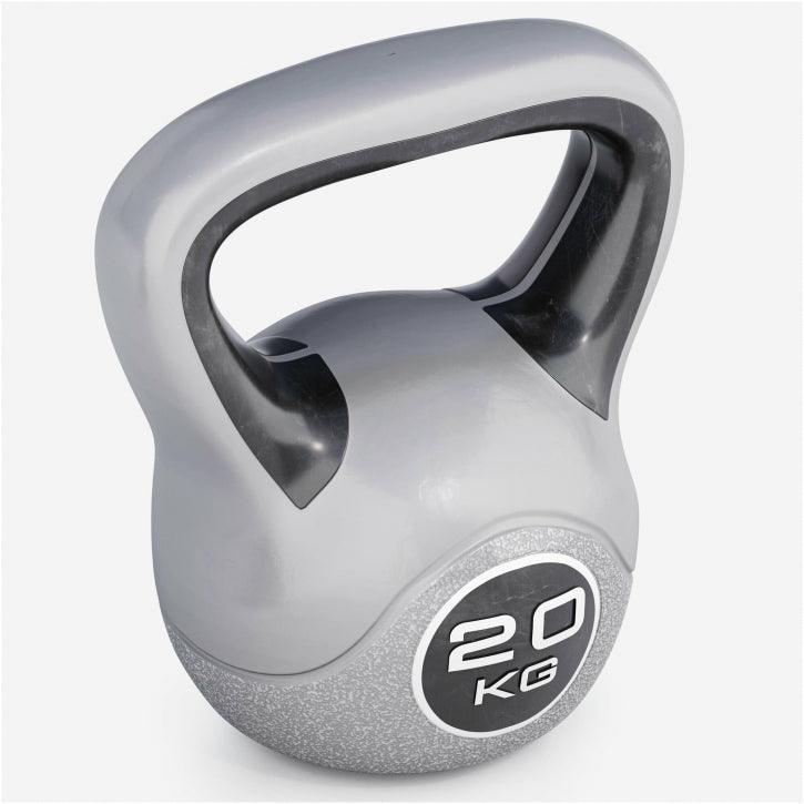 Kettlebell din plastic gri 2 - 20 kg