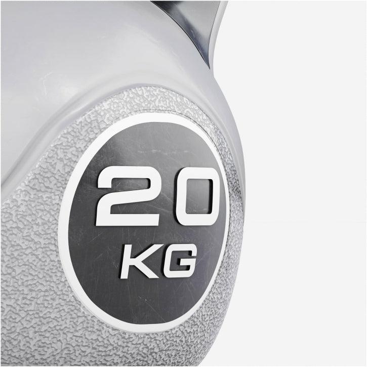 Kettlebell din plastic gri 2 - 20 kg