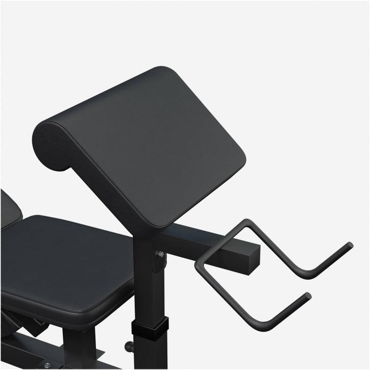 Stație de forță universală, inclusiv set de haltere din plastic 40/70/100 kg
