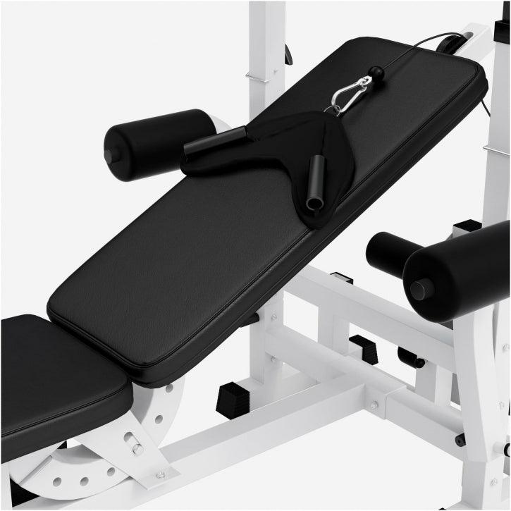 Stație de forță universală, inclusiv set de haltere din plastic 40/70/100 kg
