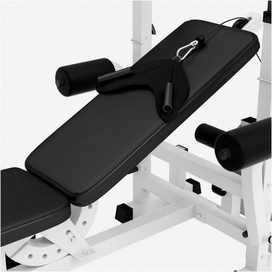 Stație de forță universală, inclusiv set de haltere din plastic 40/70/100 kg