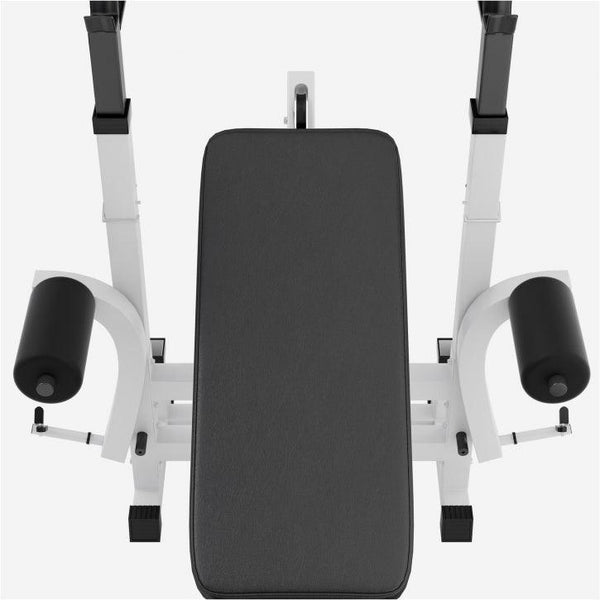 Banca multifunctionala  cu set gantere din cauciuc 108kg - Gorilla Sports Ro