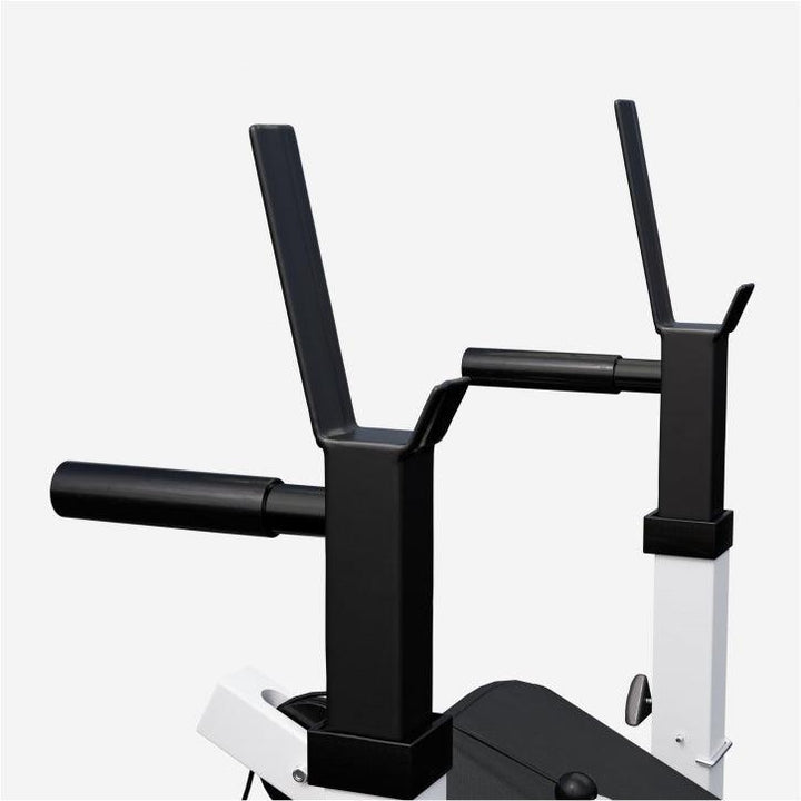 Banca multifunctionala  cu set gantere din cauciuc 108kg - Gorilla Sports Ro