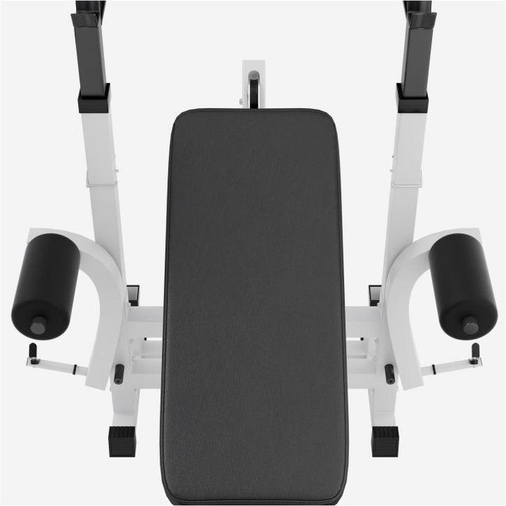 Banca multifunctionala  cu set gantere cromate de 108kg - Gorilla Sports Ro